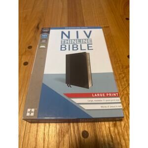 NIV Thinline Bible Large Print New in box